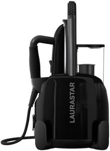 Laurastar Lift Plus Ultimate Black, Centrale Vapeur Nomade 3en1, Repasse, Défroisse et Purifie Vos Textiles, Vapeur Hygiénique, Réservoir Amovible, Repassage Vertical, Enrouleur Automatique, Noir