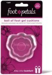Tip Toes Technogel with Soft Spots by Foot Petals - Dual Density Ball of Foot Cushion Pads for Shoes - 1 Pair - Clear/Pink
