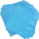 Powder Blue Paper Beverage Napkins (12cm) 20 Count - Perfect for Parties and Celebrations