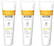 UV Doux Tinted Mineral Sunscreen SPF 50 PA+++ | 100% Mineral Broad Spectrum | Zinc & Iron Oxide | No White Cast | India’s No.1 Dermatologist Recommended Brand | For Sensitive Skin | 50 g (Pack of 3)