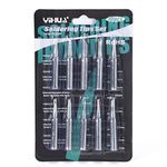 YIHUA #1201 Lead-Free Pre-Tinned Soldering Iron Tips 10PCS assortment in a set Compatible with YIHUA Soldering Stations and Irons Durable and Long-Lasting
