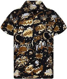 Funky Camisa Hawaiana, BoomBang, monosepia, L
