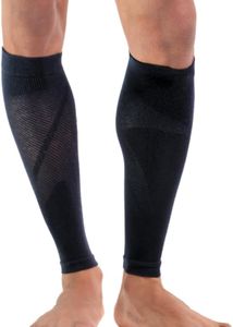 CompressionZ Calf Compression Sleeves (20-30mmhg) - Compression Socks for Shin Splints, Running, Nurses, Leg Pain & Pregnancy for Men, Women - Support Recovery & Improve Blood Circulation (Black, M)