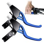 ICOUVA 1 Pair Bicycle Brake Levers,Hand Brakes Universal Cycling Brake Level Handles Handlebar Aluminum Alloy Brake Lever Brake Handle for MTB Mountain Bike Road Bicycle