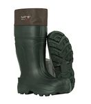 NAT'S 1590, Ultra Light EVA Boots with Thermal Liner - Waterproof, Warm and Durable, Green, 11