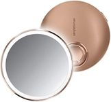 simplehuman ST3031 10cm Sensor Mirror Compact, Rose Gold Stainless Steel