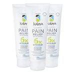 KaLaya 6X Extra Strength Pain Relief Cream with Arnica for Arthritis, Joint, Muscle, Back, Neck, Shoulder, Hand and Knee Pain- Medically formulated with 6 Natural Active, Pain Blocking & Anti inflammatory Ingredients (120g - Pack of 3)