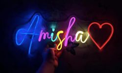 Customise Name in Neon Light | Neon Sing Light Custom | Personalised Name Neon Light |Couple Name In Neon Customise |Wedding Hastag Neon Light | Birthay Party Neon Board (1 Alphabet)