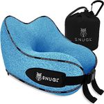 SNUGL Travel Pillow for Kids - Memory Foam Kids Neck Pillows for Travel | Neck Rest Children Travel Pillows for Airplanes | Kids Travel Pillow with Carry Bag & Clip | Kids Flight Travel Essentials