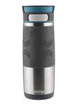 Contigo Transit Autoseal Travel Mug, Stainless Steel Thermal Mug, Vacuum Flask, Leakproof Tumbler, Coffee Mug with BPA Free Easy-Clean Lid, Biscay Bay, 460 ml