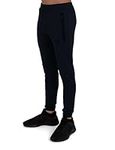 TCA Rapid Tracksuit Bottoms Boys' Gym Running Joggers for Boys Jogging Bottoms with Zip Pockets - Total Eclipse, 12-14 Years