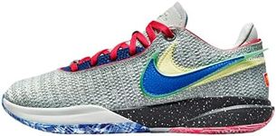 NIKE Men's Modern, Light Silver Hyper Royal Multi Colored, 10