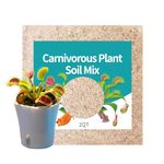 Yilotuce 2 Qts Carnivorous Plant Soil Mix, Great Potting Soil for Venus Fly Trap Live Plant, Pitcher Plants, Sundews and Butterworts