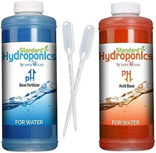 Standard Hydroponics pH Up and Down Kit,10 Ounce Liquide Nutrients Solution, For Hydroponic Grow Media, Coco Coir-Soil pH (PH Up-Down)