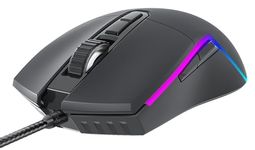 Archer Tech Lab Recurve 500 Wired Gaming Mouse with 8000 DPI and 7 Buttons, 6 Mode RGB, Gaming Sensor, 10mn HUYU Switchs with Ergonomic Design, Compatible with PC/Mac - Black