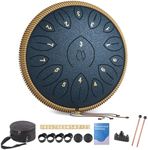 Steel Tongue Drum 12 Inch 15 Notes,