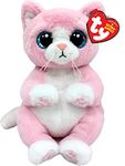 TY Lillibelle Cat Beanie Bellie Regular 6 Inches | Beanie Baby Soft Plush Toy | Collectible Cuddly Fabric Teddy