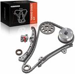 A-Premium 8PCS Engine Timing Chain Kit W/Sprocket & More [fits DOHC, 4Cyl 1.5L, 1NZ-FEA] Compatible with Scion xA xB 2004-2006 & Toyota Echo 2004-2005, Prius 2004-2009, Yaris 2006-2015