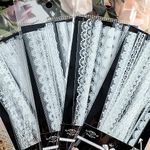 Lace Stickers Set - Maxleaf 120PCS Vintage PET White Lace Stickers for Decoration Planners Scrapbook Laptops Journals Cups Vase Flower Pot Crafts Photo Frame