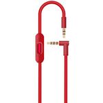 Replacement Inline Remote Mic Extension Audio Cable Cord Compatible with Monster Beats by Dr Dre Solo Solo HD Studio Wireless Pro Detox Mixr Executive Headphones (Red)