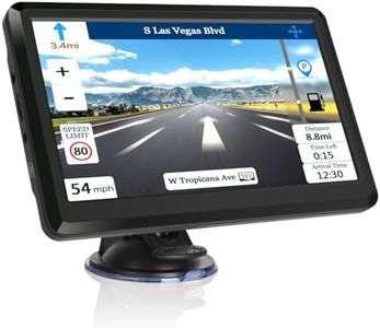 2025 Map Car GPS Navigation GPS Navigation for Truck & RV & Car, Driver Alerts, Turn-by-Turn Directions, Free Update Map