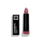 CoverGirl - Exhibitionist Crème Lipstick, Formulated with Shea Butter, Avocado, Coconut & Omega Oils for 24HR Hydration, 100% Cruelty-Free, Dolce Latte - 520