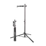 FEEDBACK SPORTS | Sport-Mechanic Bike Repair Stand | Bicycle Workstand W/Tripod Base | Lightweight and Durable | Aluminum Steel Hybrid Construction | Black
