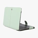 Enthopia Case Cover for MacBook Pro 16 Inch M1 Pro / M1 Max (Model A2485, Release 2021) -Vegan Leather Folio Cover - Mint