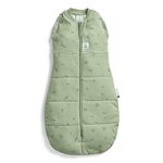 ergoPouch - Cocoon Sleep Sack Swaddle - Organic Cotton Newborn Swaddle Bag with Two-Way Zipper - Baby Swaddle Blanket for Safe Sleep 2.5tog Willow 0-3M