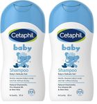 Cetaphil Baby Tear-Free Shampoo with Natural Chamomile & Aloe Vera 200 ml | Gentle Daily Cleanser for Newborns & Babies from Day 1 | pH Balanced, Hypoallergenic, Soap & Paraben Free (Pack of 2)