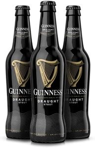 Guinness Draught Birra Irlandese, Bottiglia - Pacco da 24 x 330 ml