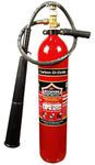 ECO FIRE Premium CO2 Type Fire Extinguisher ISI Mark with Wall Mount Hook and How to use Instruction Manual for Home, Kitchen, Office, School and Industrial Use is:15683 Capacity-4.5 kg