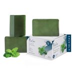 Kozicare Kojic Acid Soap & Glutathione Soap | Glycerin Mint Soap | Detan Soap | Bath Soap Combo Offers | Soaps for Bath | Bathing Soap | Refreshes & Cools Skin | Gives Natural Glow - Pack of 3
