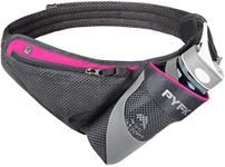 PYFK Running Belt Hydration Waist Pack with Water Bottle Holder for Men Women Waist Pouch Fanny Bag Reflective Fits iPhone 6/7 Plus (Rose)