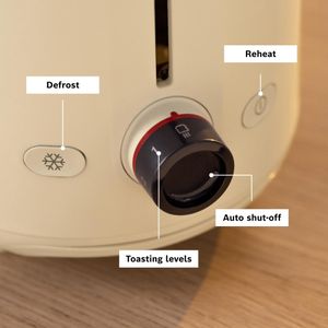 Bosch 2-Slice Toaster – Cream, MyMoment Collection