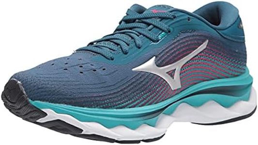 Mizuno Women's Wave Sky 5 Running Shoe, Legion Blue-Silver, 7.5