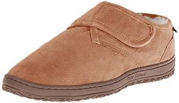 Old Friend Men's Adjustable Strap Slipper, Cinnamon, 10