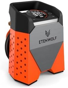 ETENWOLF Zephyr S3 Tyre Inflator Portable Air Compressor, 1 Min Fast Inflation and 100% Duty Cycle, 160 PSI Air Pump for Cars, SUVs, Bikes, Balls (Vivid Orange)