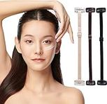 FSYEEL 6PCS Facelift Bands with Clips, Eyebrows and Eyes Single Bands Lift Clip Kit, Face Lift Stretching Strap Face Lifting Patch, Invisible Facelift Patch Elastic Band Adjustable Rubber For Hair