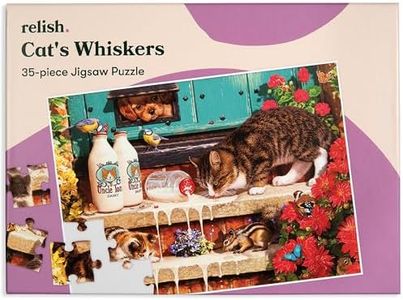 Relish - Dementia Jigsaw Puzzles for Adults, 35 Piece Cat's Whiskers Puzzle - Activities & Gifts for Elderly People with Alzheimer's