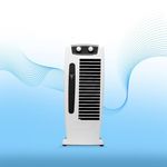 Drumstone (𝐄𝐱𝐜𝐥𝐮𝐬𝐢𝐯𝐞 𝐒𝐚𝐥𝐞 𝟏𝟓 𝐘𝐄𝐀𝐑𝐒 𝐖𝐚𝐫𝐫𝐚𝐧𝐭𝐲 High-Speed Tower Fan with 12 Inch Air Delivery, 4-Way Airflow, Durable Anti-Rust Body, Grey & White for Efficient Cooling