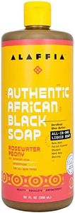 , Black Soap Authentic African Rosewater Peony, 950ml