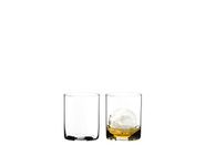 Riedel O Wine Whisky Crystal Glass Tumbler, 2 Count (Pack of 1), Clear