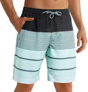 ELETOP Mens Swimming Shorts Quick Dry，Board Shorts Men with Pockets and mesh Liner，Mens Swimming Trunks S-4XL