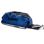 Franklin Sports Youth Baseball + Softball Bat Bag - Boys + Girls Tee Ball for Kids - Junior Bat + Equipment Bag - Navy Blue