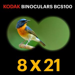 KODAK Kids Binoculars 8x – Red Compact Outdoor Toy