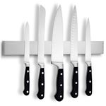 LARHN Magnetic Knife Rack Holder for Wall, 40 cm (16″) - Stainless Steel