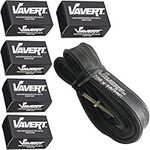 VAVERTTUB Vavert 700 x 18-25c Road Bike Inner Tubes - Presta 60mm Long Valve (Set of 5)