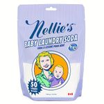 Nellie's Baby Laundry Soda - Laundry Detergent Safe For Infants' Sensitive Skin, Non-Toxic, Hypoallergenic, Vegan, Fragrance Free - 50 Loads