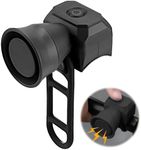 ExcellaElite Bike Horn,Bicycle Horn Rechargeable,5 Sound Modes,Ipx4 Waterproof,Black,Handlebar Mount